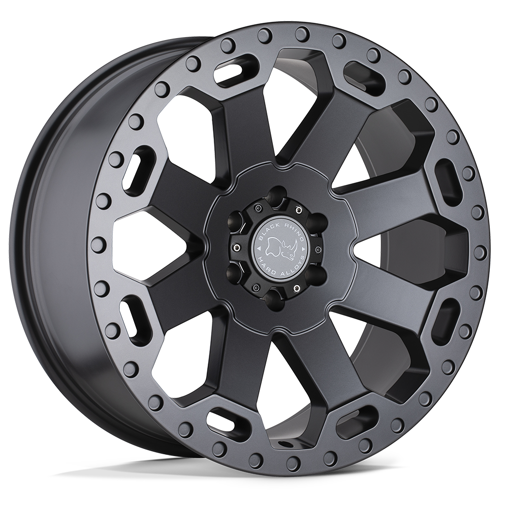 [LLCTBRCHN017007] 17x9.0 6X139.7/-12 BLACK RHINO WARLORD MATTE GUNMETAL