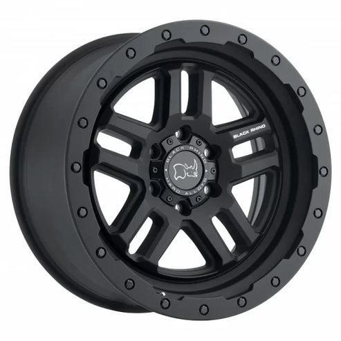 [LLCTBRCHN017011] 17X9.5 6X139.7/-18 BLACK RHINO BARSTOW MATTE BLACK
