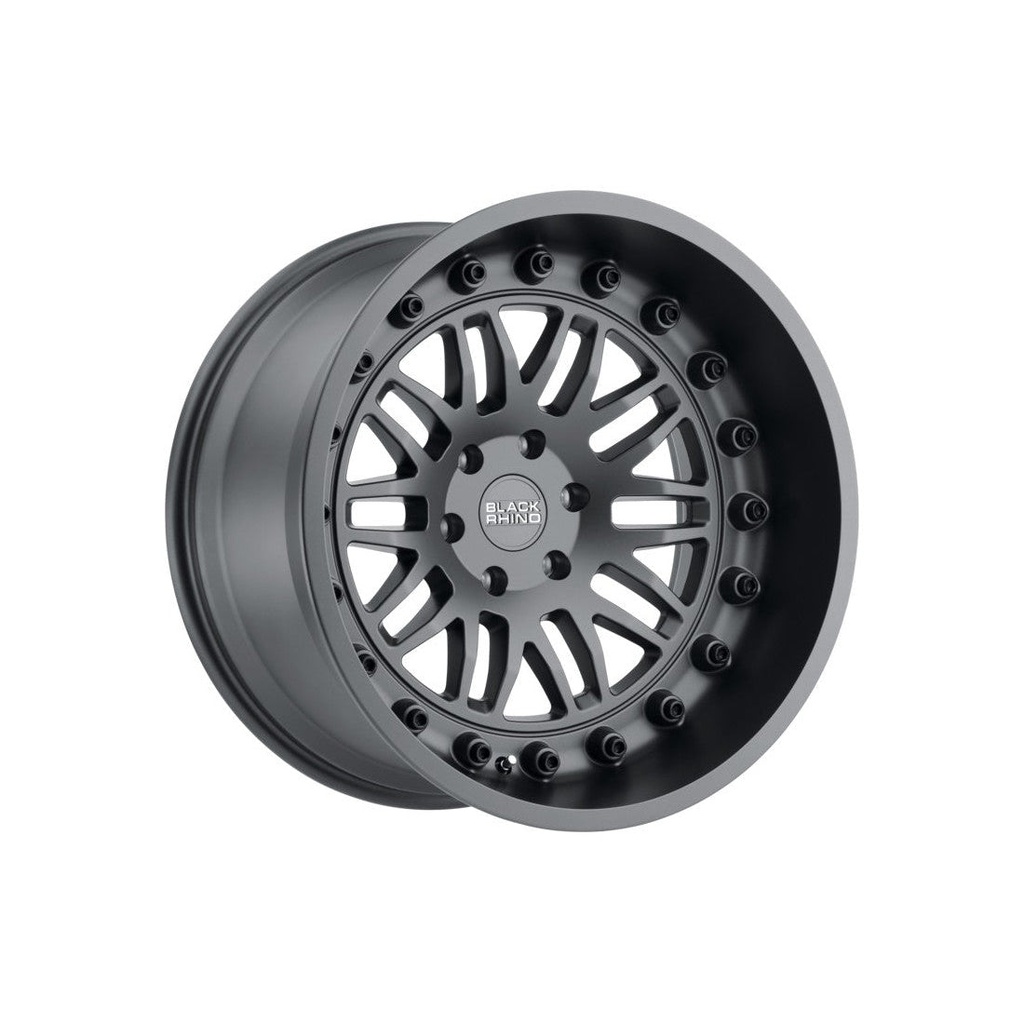 [LLCTBRCHN017017] 17x9.5 6X139.7/12 BLACK RHINO FURY MATTE GUNMETAL