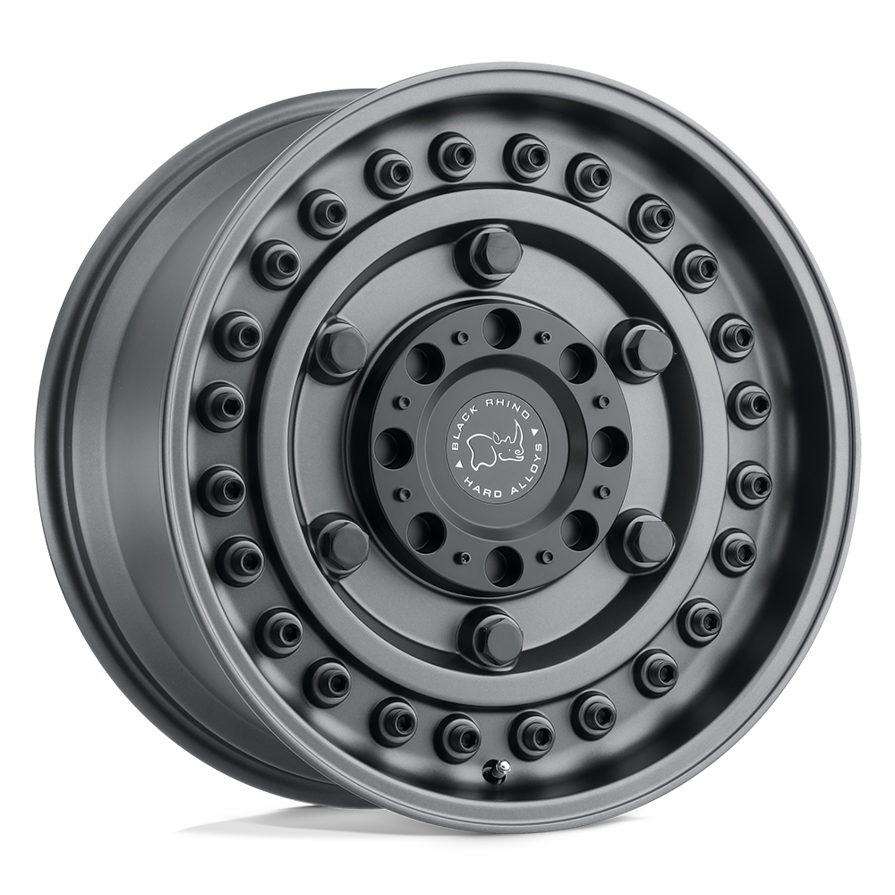 [LLCTBRCHN017034] 17X9.5 6X139.7/6x135/-18 BLACK RHINO ARMORY GUNBLACK