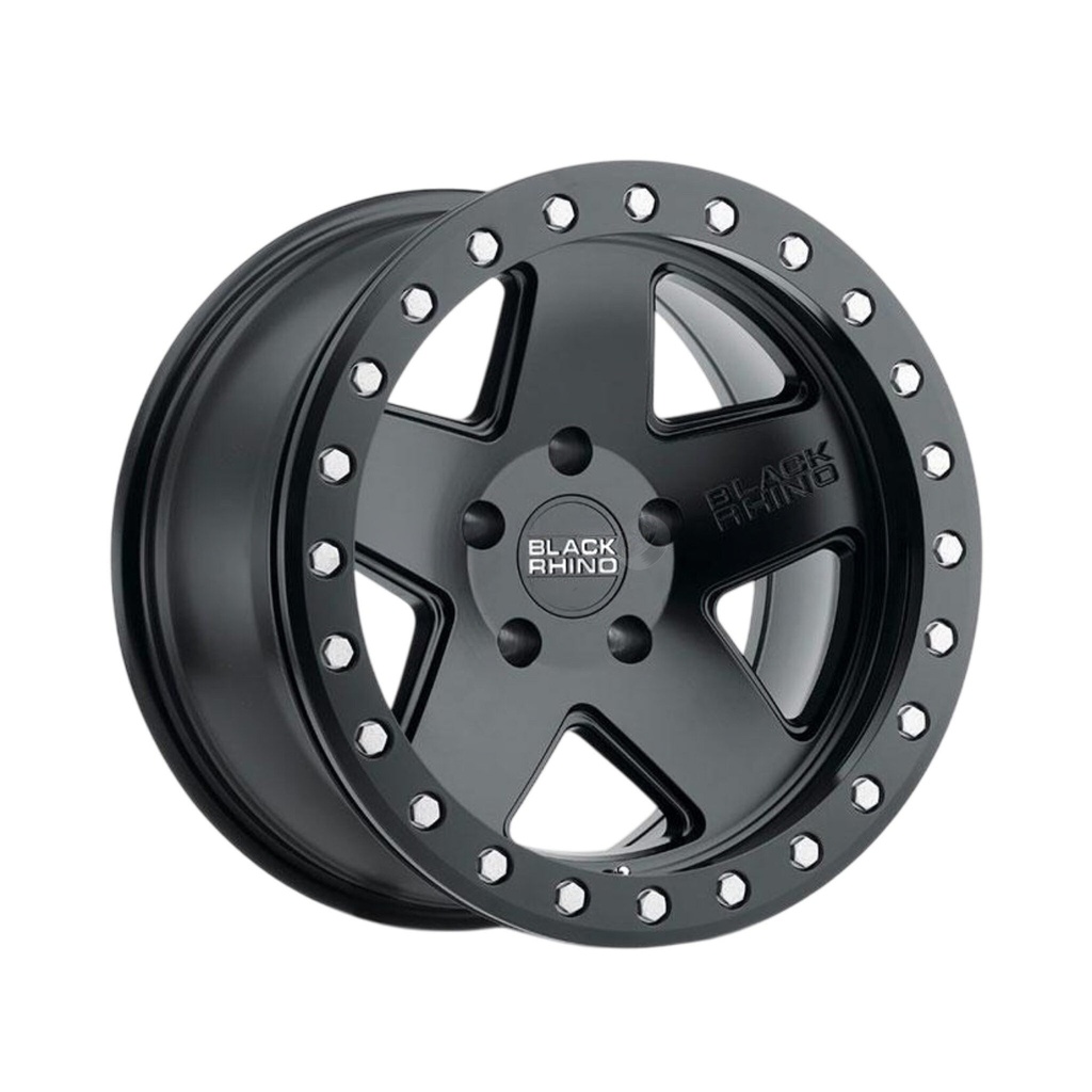 [LLCTBRCHN017041] 17X9.5 6X139.7/-18 BLACK RHINO CRAWLER MATTE BLACK