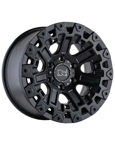 [LLCTBRCHN017049] 17X9.5 6X114.3/12 BLACK RHINO OZARK MATTE BLACK