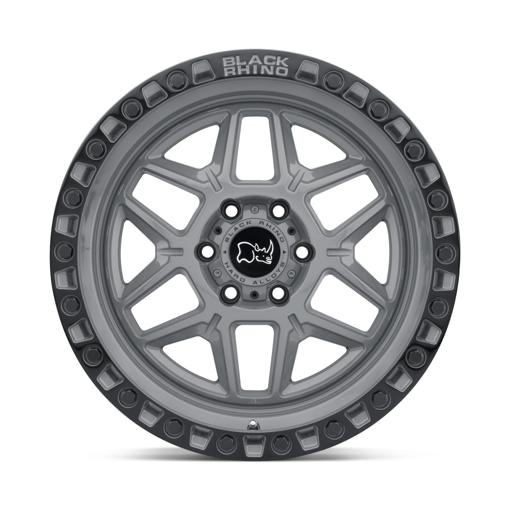 [LLCTBRCHN017056] 17X9.0 6X139.7/00 BLACK RHINO KELSO BATTLESHIP GREY W/BLACK