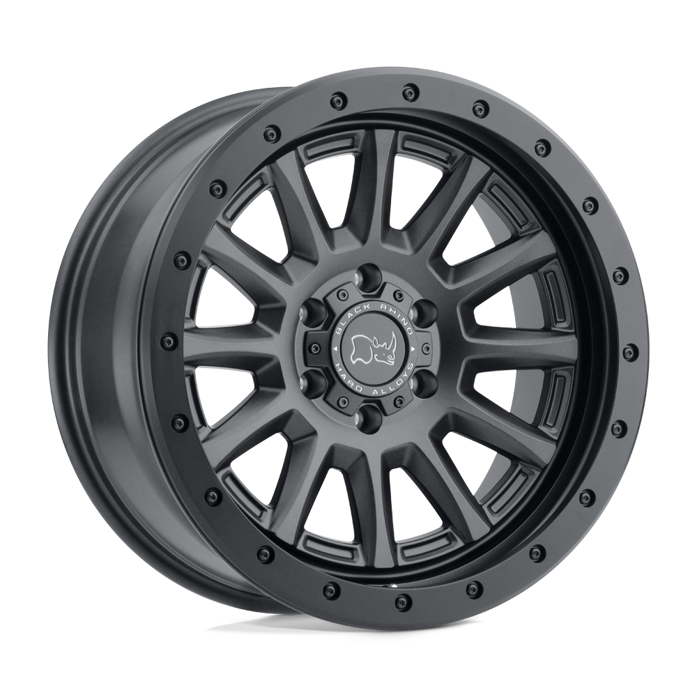 [LLCTBRCHN017070] 17X8.5  6X114.3/10 BLACK RHINO DUGGER 6 LUG GUNBLACK