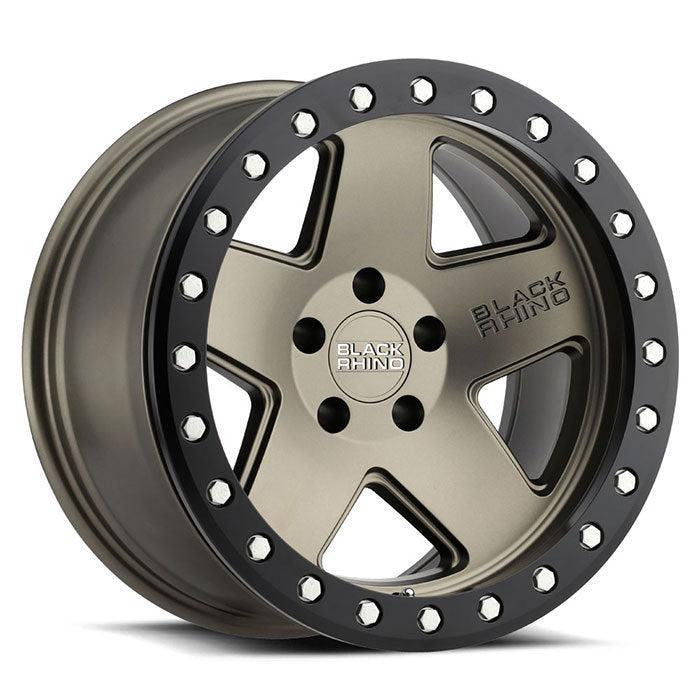 [LLCTBRCHN017074] 17X8.5 6X139.7/00 BLACK RHINO CRAWLER BEADLOCK MATTE BRONCE
