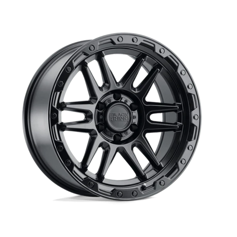 [LLCTBRCHN017075] 17X8.5 6X114.3/00 BLACK RHINO APACHE MATTE BLACK/BLACK BOLTS