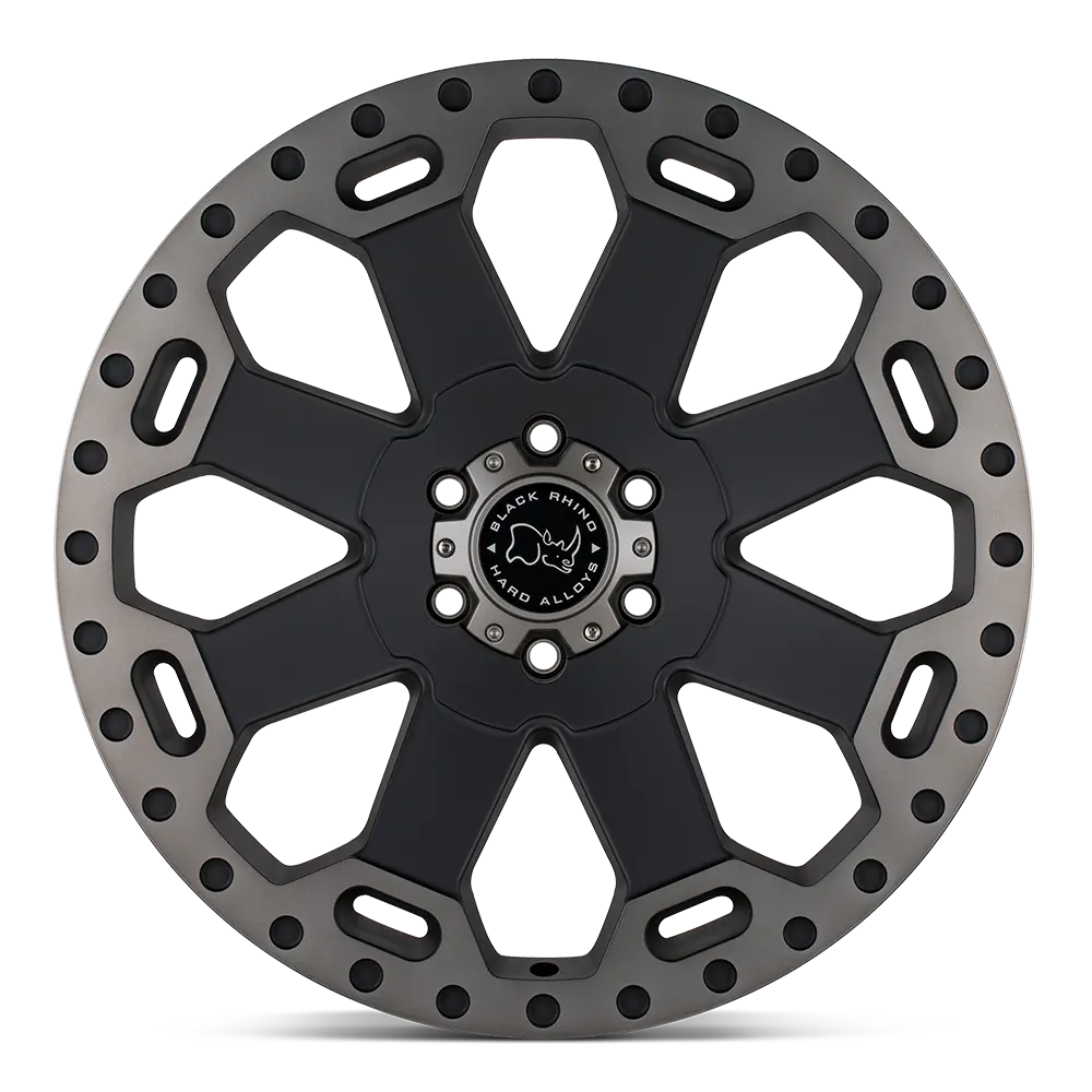 [LLCTBRCHN017078] 17X8.0 5X114.3/35 BLACK RHINO WARLORD MATTE GUNMETAL