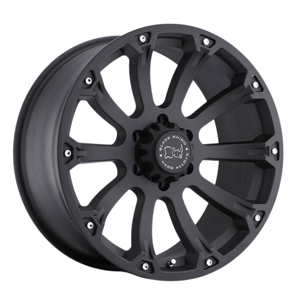 [LLCTBRCHN020005] 20X9.0  6X135/12 BLACK RHINO SIDEWINDER MATTE BLACK