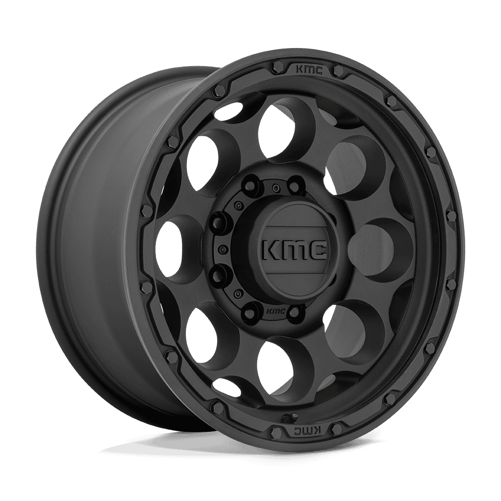 [LLCTKMCHN017012] 17X9.0 5X127/-12 KMC DIRTY HARRY TEXTURED BLACK CB71,5