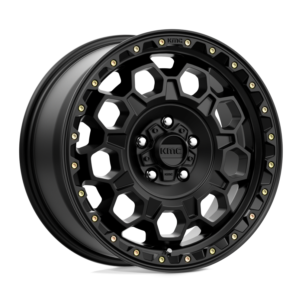 [LLCTKMCHN017019] 17X9.0 6X139.7/-12 KMC TREK SATIN BLACK CB106.1