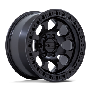 [LLCTKMCHN018001] 18X9.0 6X139.7/18 KMC KM550 RIOT ANTHRACITE W/SATIN BLACK LI